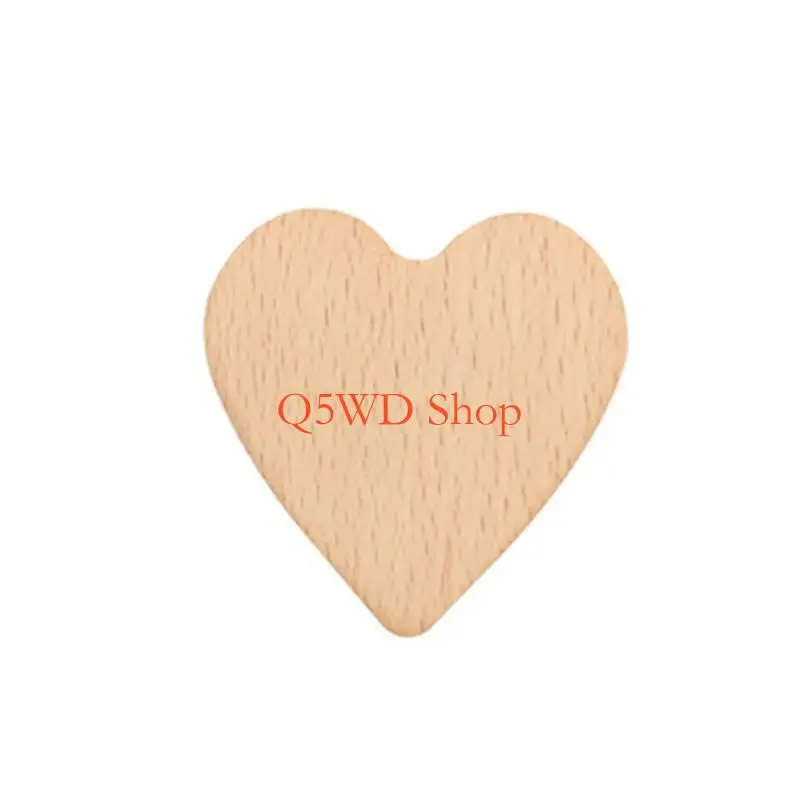 Q5WD Beautiful Heart Furniture Handles Moon Drawer Wooden Knobs Star- Clouds Children Decoration Cabinet Pulls