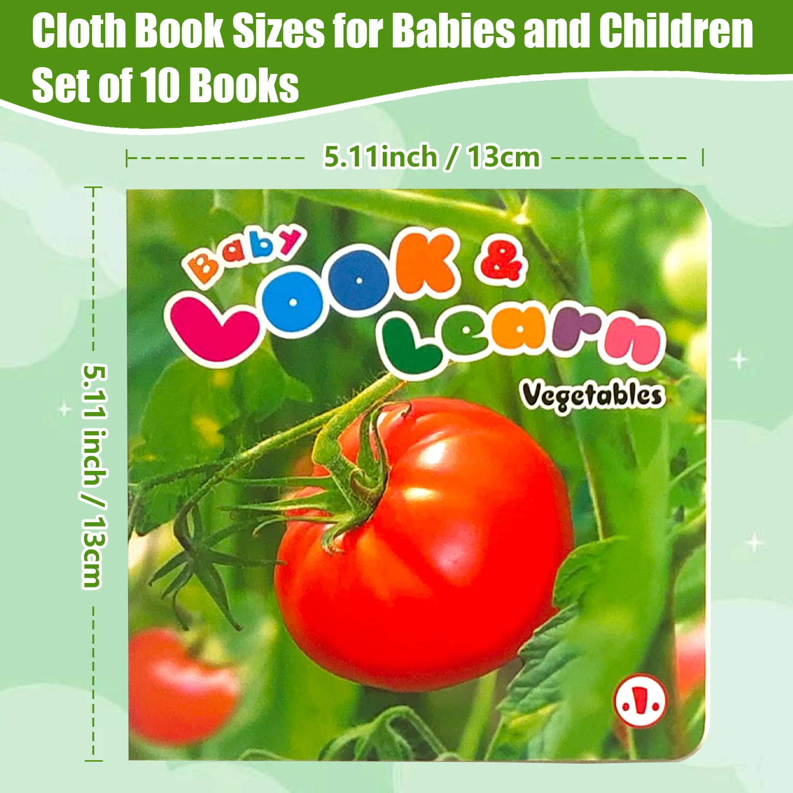 1 коробка из 10 английских детских словарных карточек для распознавания объектов - подарочная коробка