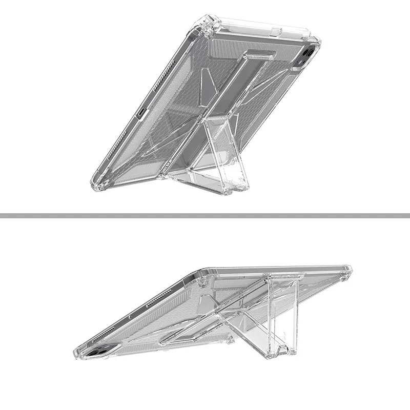 

For iPad Pro 13 11 M5 2025 Case Crystal Clear Stand Cover Accessories for iPad 13 Inch 2024 M4 Pro 11" 13 M4 Tablet Cases Funda