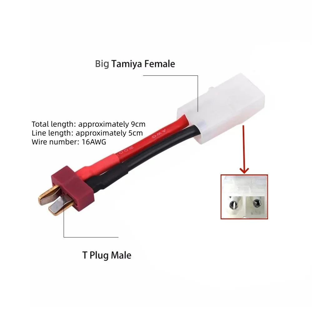NEUE Adapter Weiblich/Männlich Deans T Stecker XT60 zu Tamiya Stecker Umwandlung Kabel 16AWG Für RC Drone Auto Boot quadcopter Batterie – Detail 8