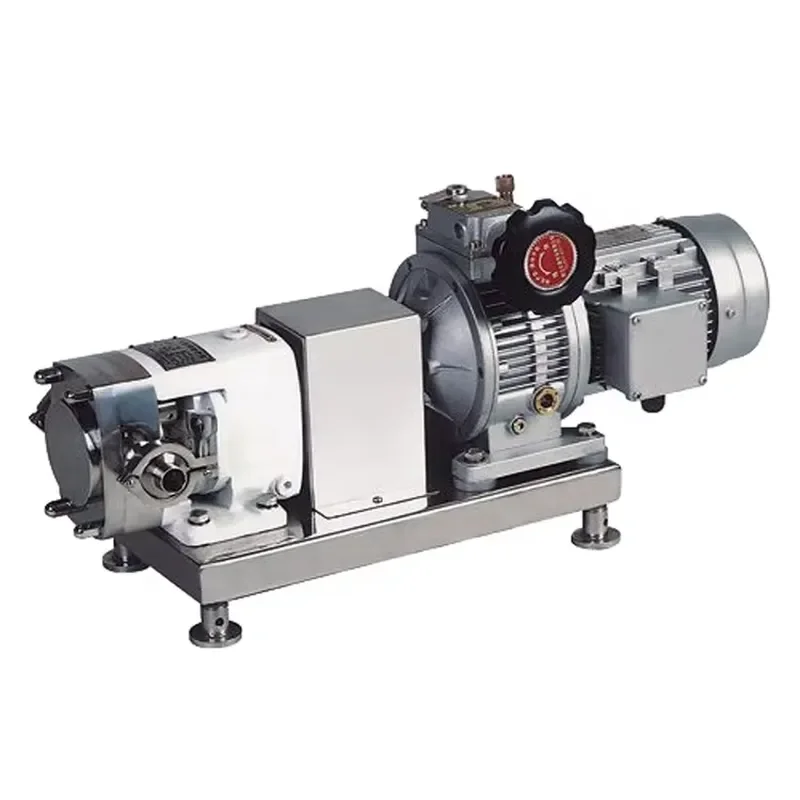 Food Grade Rotary Lobe Beer Sanitary Pump Positive Displacement Pump for Chocolate,oil,honey Transfer