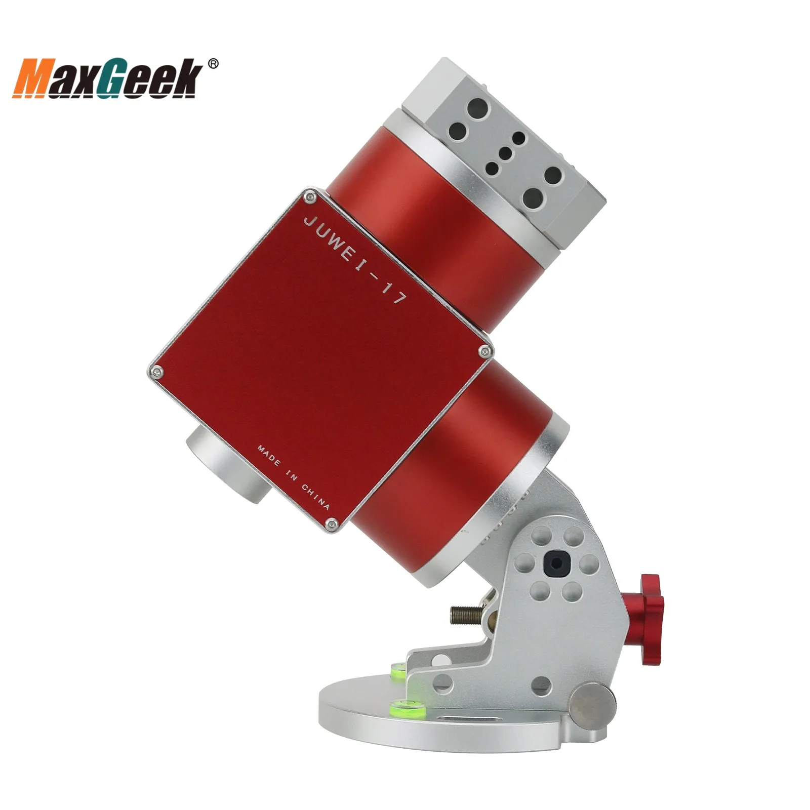 JUWEI-17 Harmonic Equatorial Mount with Narrow Dovetail Groove for Astronomical Telescope Compatible with Theodolite Mode