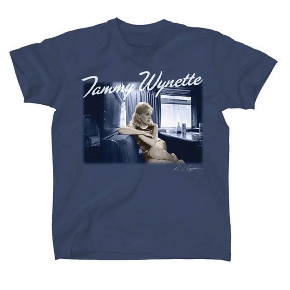 Men'S Tammy Wynette Elusive Dreams Slim Fit T Shirt Large Indigo