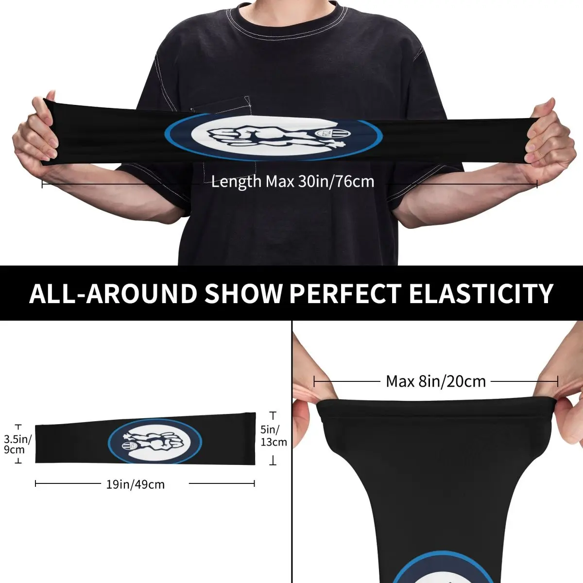 Zurich FCZ Sudkurve 1896 Outdoor Arm Sleeves Sun UV Protection Cover Summer Ice Silk Cycling Tattoo Sleeves