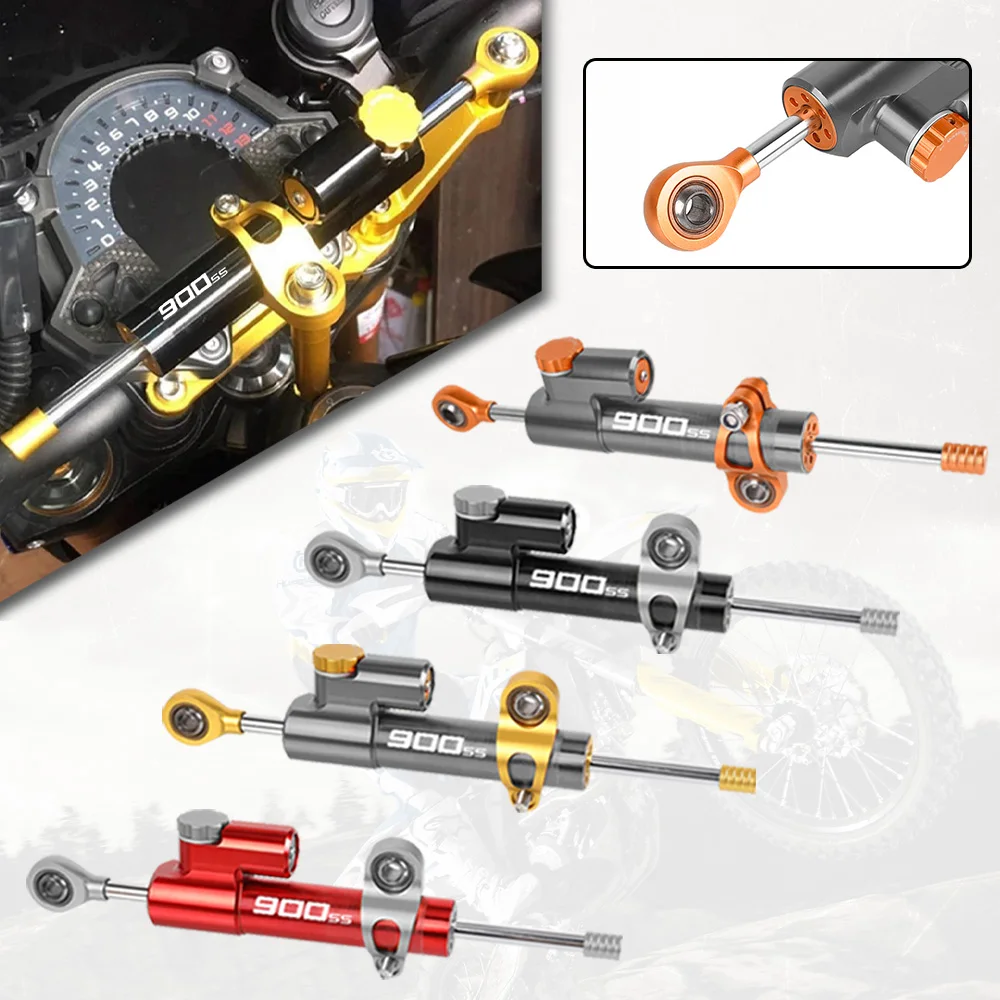 

For DUCATI 900SS 900 SS 1990-2002 1991 2001 2000 1999 1998 Motorcycle accessories Steering Stabilizer Damper Bracket Adjustable