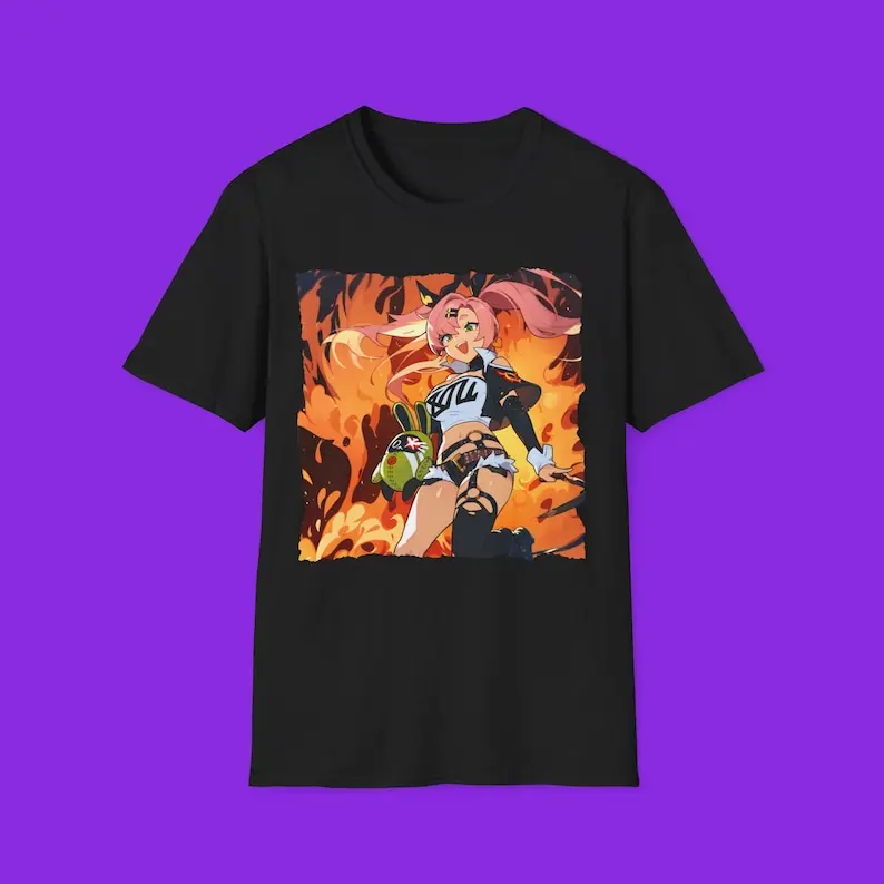 

Zenless Zone Zero Shirt | Fan Art Shirt | Nicole Demara ZZZ T-Shirt (Fire)