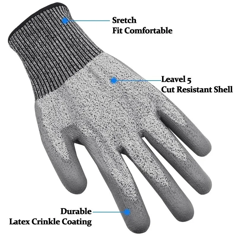 Grade 5 Cut Resistant Gloveswear-resistant, Non-slip, Breathable Safety Protection Cut Resistant Gloves