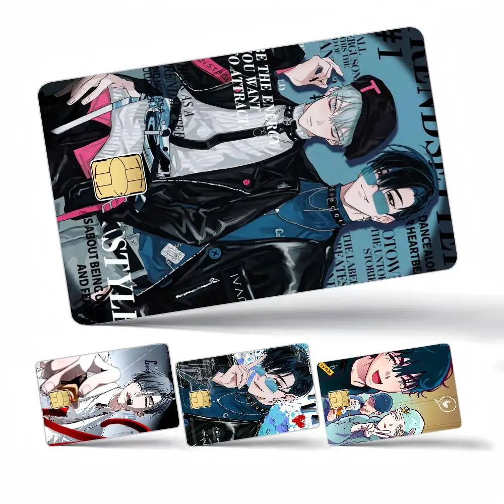 Alien Stage Anime Ivan Till Anmie 4 Stück 1 Set Aufkleber-Folien-Schutz für Kreditkarten, Debitkarten und Bankkarten (Vorderseite)