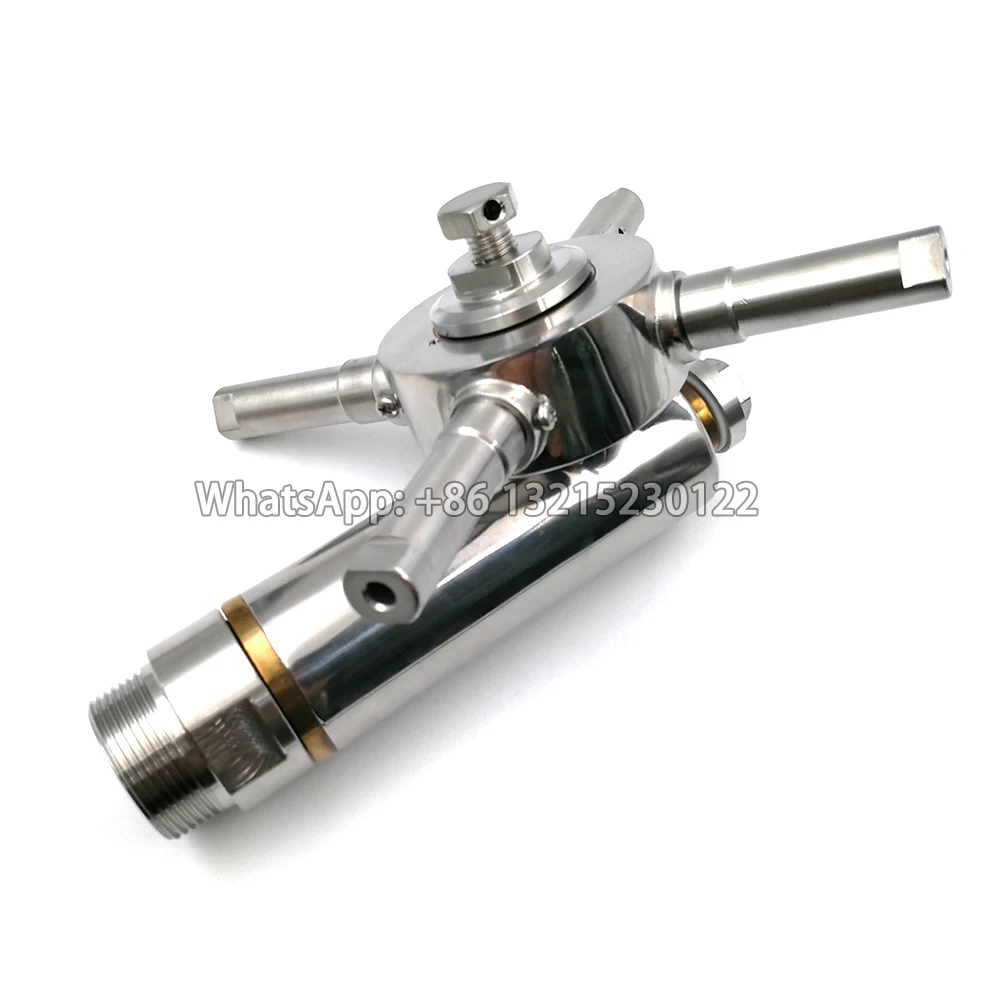 KT-599 304 Stainless Steel 360 Degree Spray 3d Rotary Tank Cleaning Machine Powerful Tank Washing Nozzle KT599