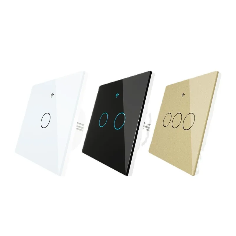 Touch panel switch graffiti smart home single fire zero fire multi-channel