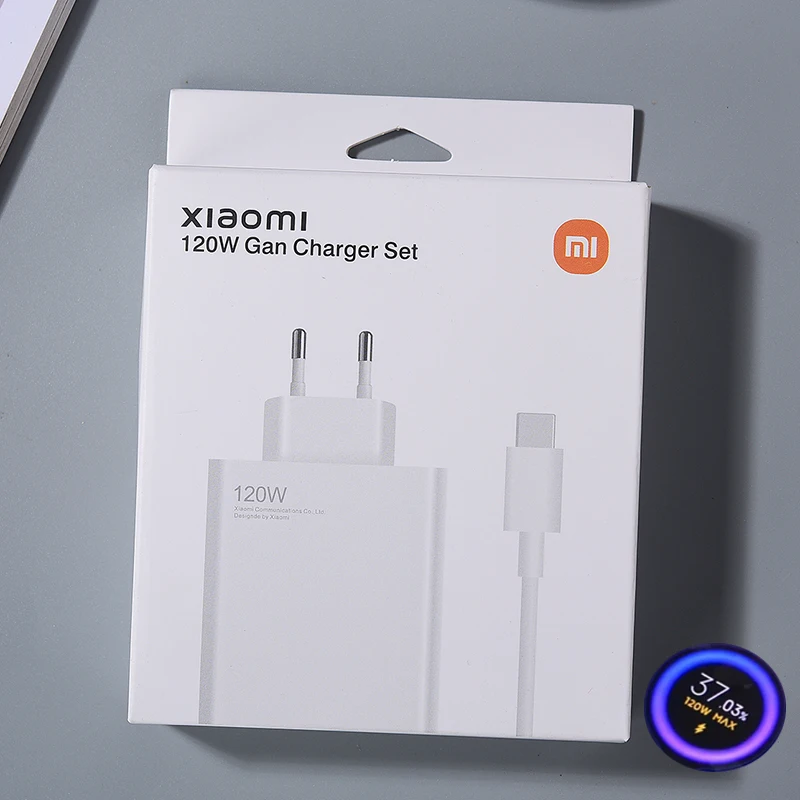 Xiaomi 120W Ultra Fast Charger For Xiaomi 15 14 13 12 Redmi Note 13 12T 11T Pro POCO X5 X4 F6 6A Type-C USB Turbo Charging Cable