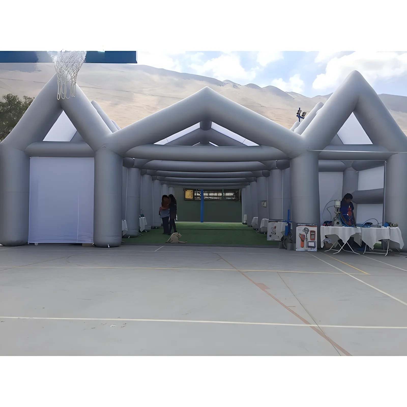 Commercial Advertising Outdoor Windproof Rainproof Inflatable Tunnel Tent For Sales