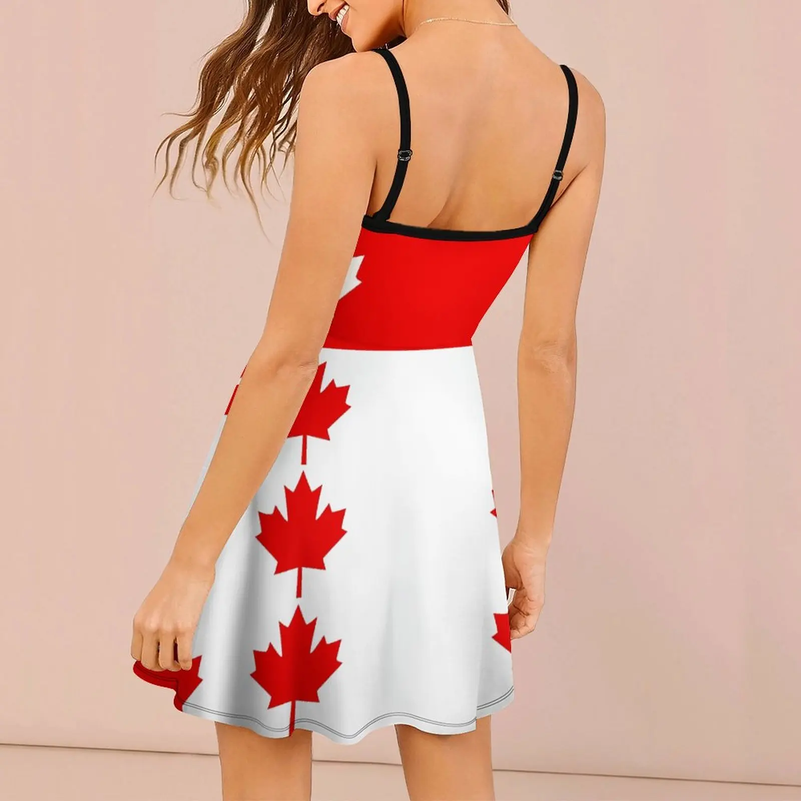 Robe à bretelles d'inspiration canadienne pour femmes, robe sexy, robe à bretelles Nerd Cldécentry, nouveauté