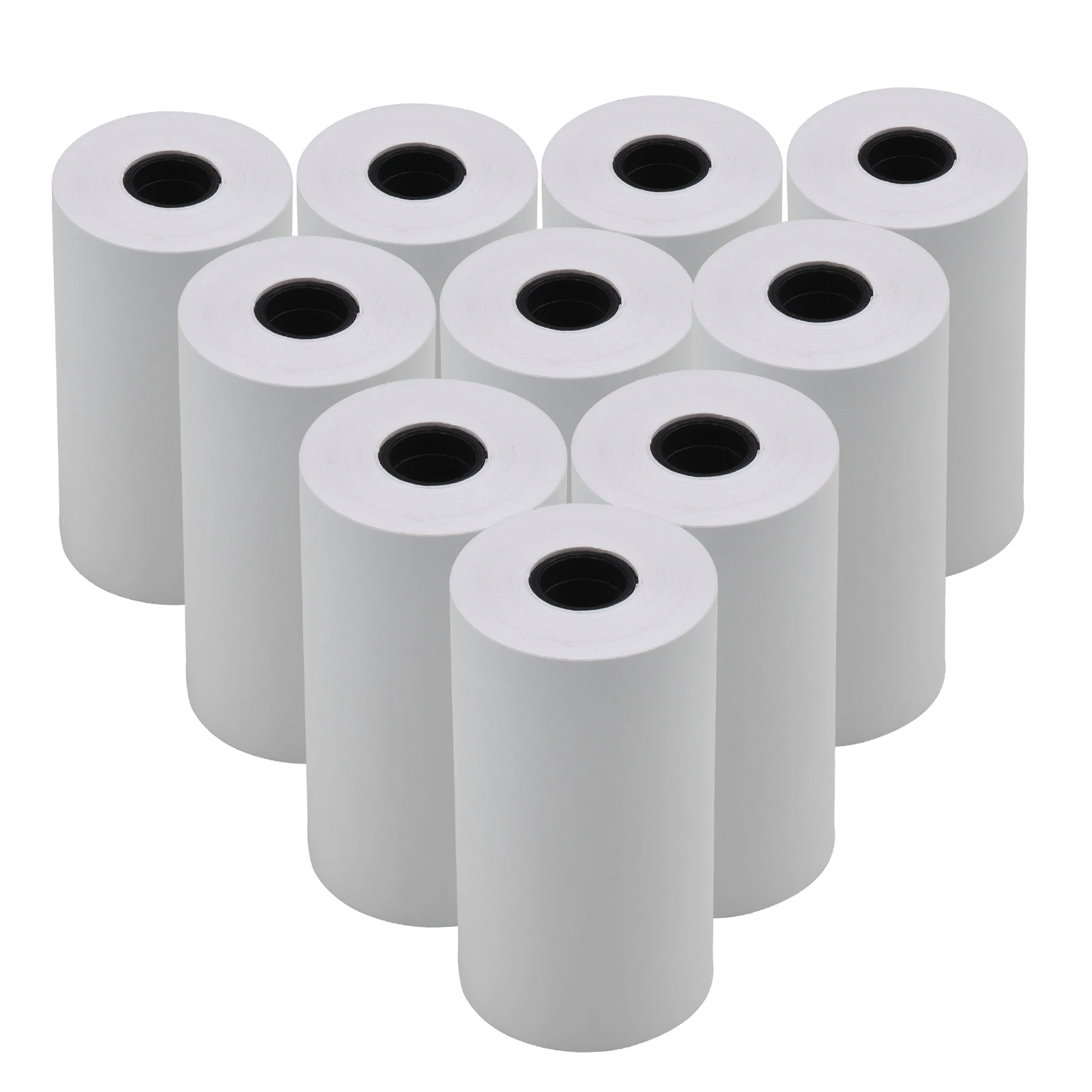 10pcs White Blank Thermal Paper Roll 57x30mm Photo Picture Receipt Memo Printing Compatible Pocket Printer Instant Photo Printer