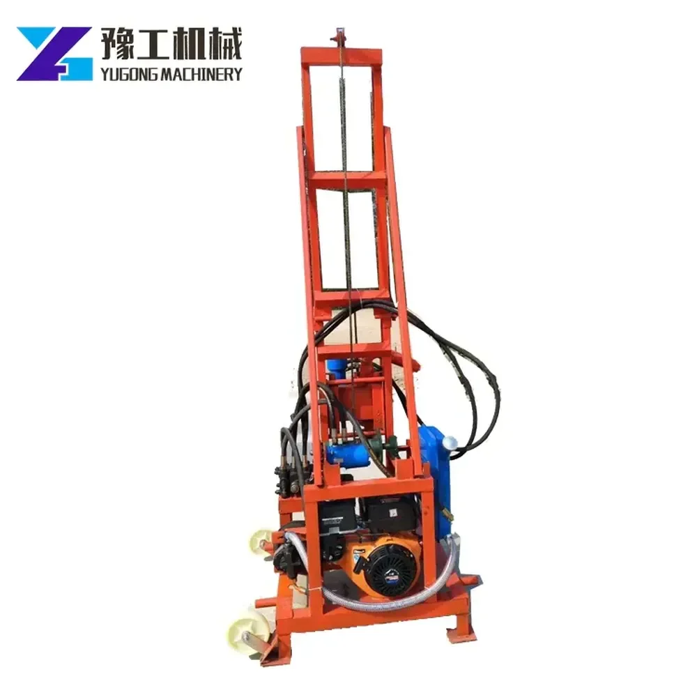 100m HY-350water Well Drilling Machine With 40m Free Drilling Rod PDC Drilling Bit For Drilling Soft Rock