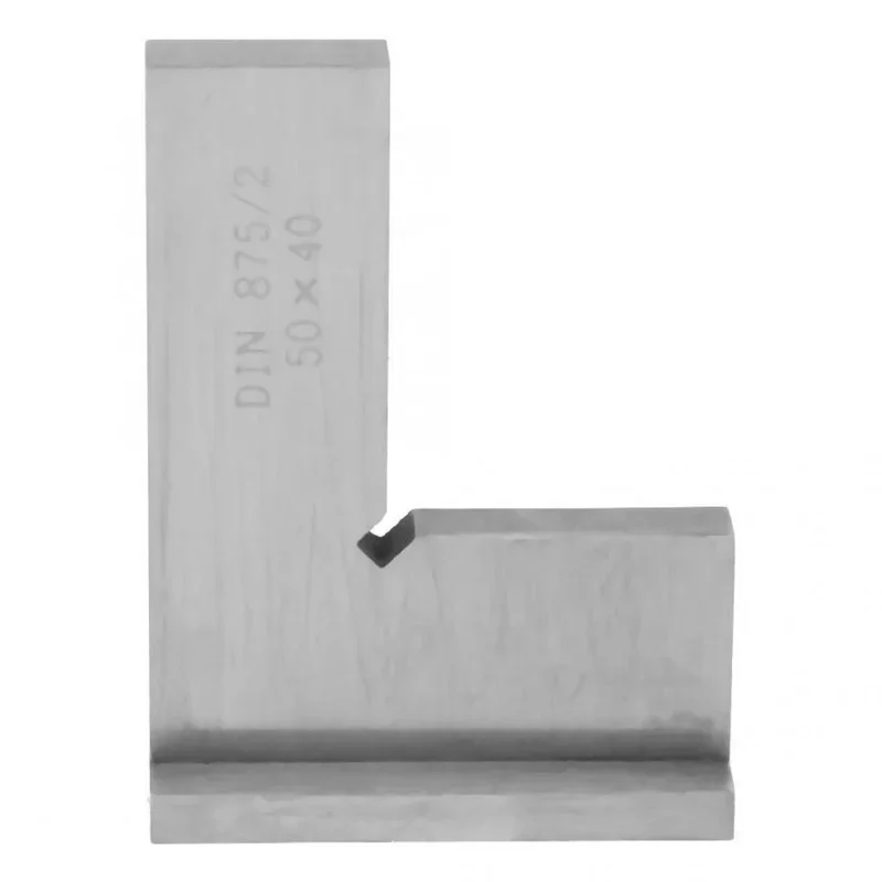 Machinist Square 90 Degree Right Angle Engineer Set with Seat Precision Ground Steel Hardened Angle Ruler 50x40/75x50/100x70mm