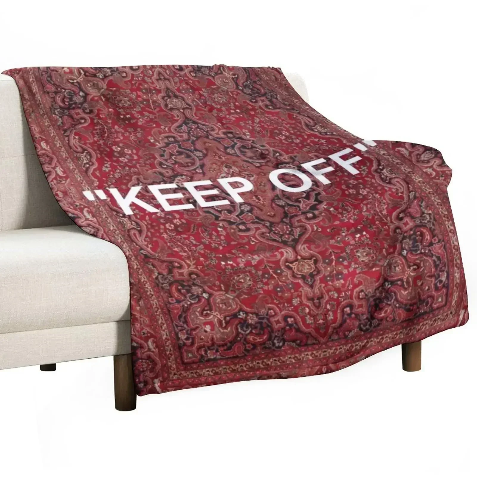 

KEEP OFF - Antique Orian rug Throw Blanket Shaggy Camping Stuffeds Soft Plush Plaid Blankets