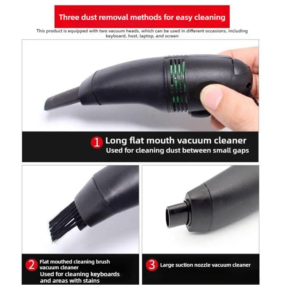 Mini Usb Keyboard Vacuum Cleaner Mini Computer Cleaner Usb Brush Usb Universal Laptop Vacuum Dust Cleaner Port A7j2