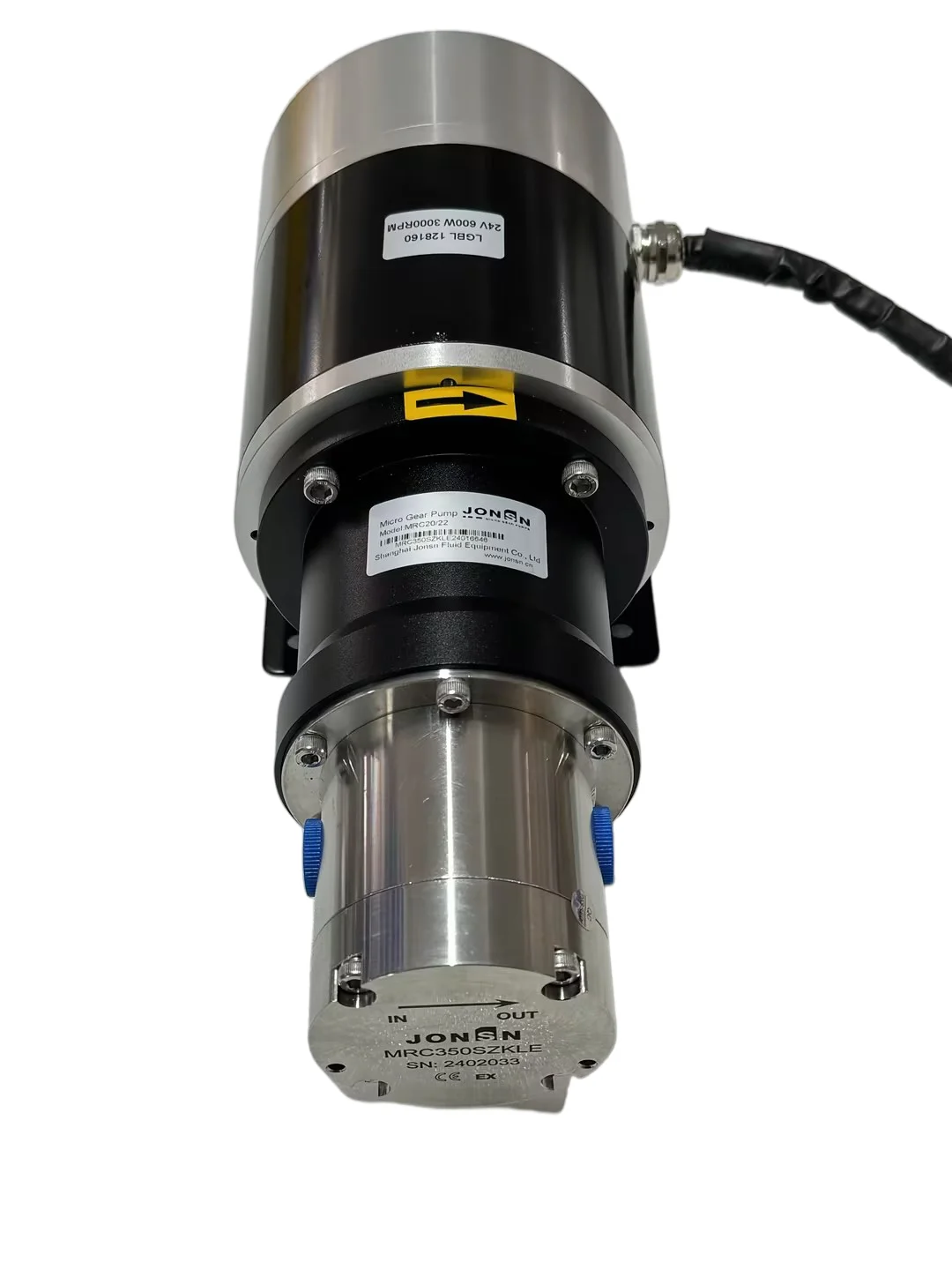 Magnetic Drive Micro Pump Stainless Steel 316L Circulation Transfer Laboratory Micro Gear Pump With Motor