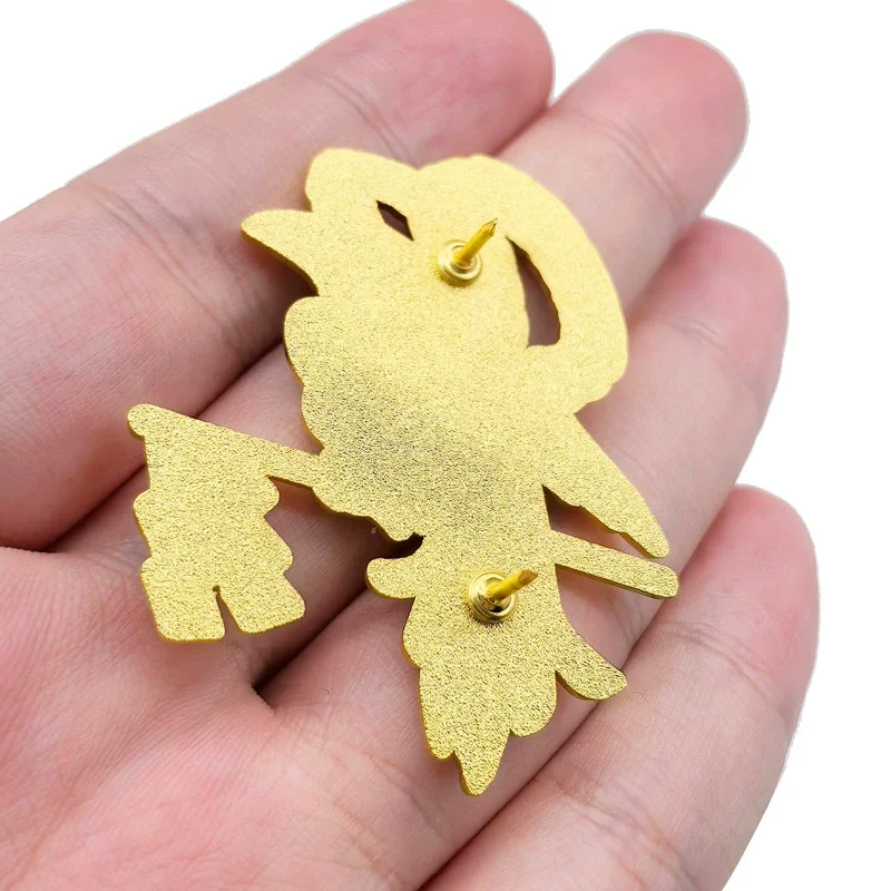 Anime Pokemon Enamel Pins Lugia Ho-Oh Pocket Monsters Metal Brooch Badge Fashion Jewellery Backpack Accessory Gifts