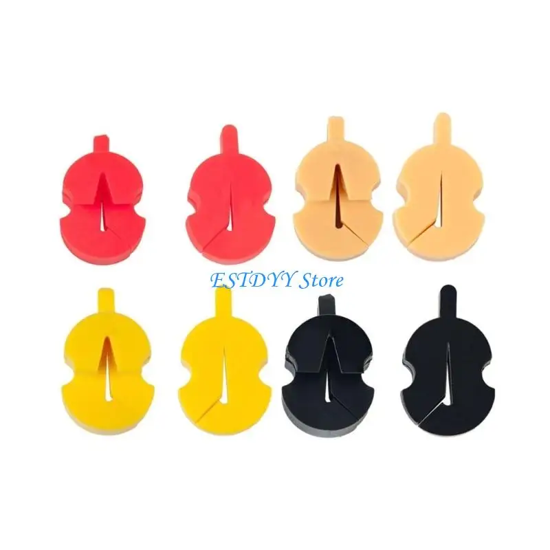 

G6DE Soft Rubber Violin/Cello Practice Mute Stringed Instrument Silencers Replacement