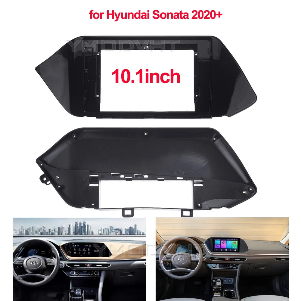 

10,1-дюймовый автомобильный радиоприемник для Hyundai Sonata 2020+ (с левым рулем), DVD-стереосистема, комплект отделки приборной панели, рамка для установки панели