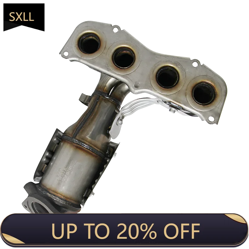 

SXLL 2.0 Exhaust Manifold Camry 2.4 Automotive Exhaust Assembly Auto Parts with Catalytic Converter Turbine Exhaust Pipe