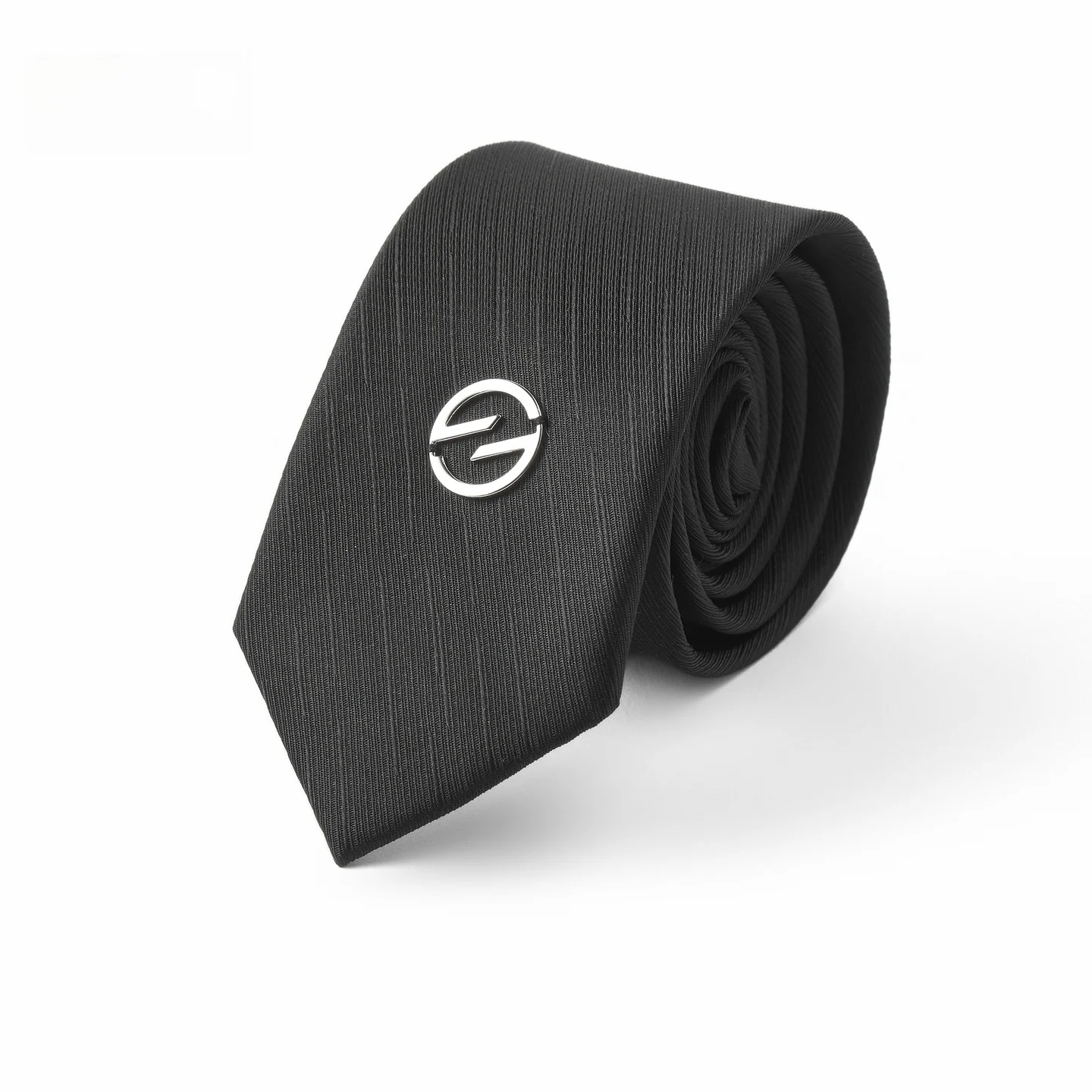 black-handmade-men's-business-tie-ultra-narrow-width-gxg-brand-fashionable-summer-collection-gift-box-packaged-formal-wear