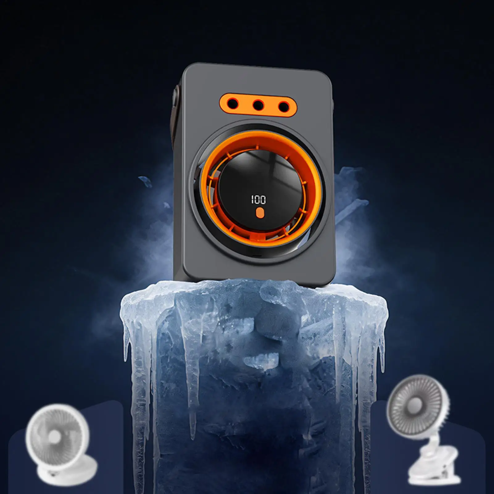 

Table Fan Rechargeable Compact Cooling Fan For Bedroom For Indoor Outdoor Tent Desk Room Traveling Fishing Jobsite Camping Road