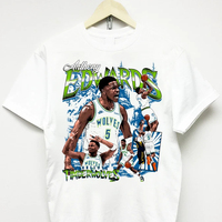 ANTHONY EDWARDS T-Shirt Vintage Rap Hip Hop Graphic Merch 90s 2k Men's Women T-Shirt Summer Vintage Fashion Streetwear