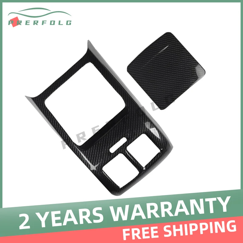 

Carbon Fiber Rear Air Outlet Vent Trim Protection Cover Anti-Kick Panel for Golf 6 MK6 - 2008-2012