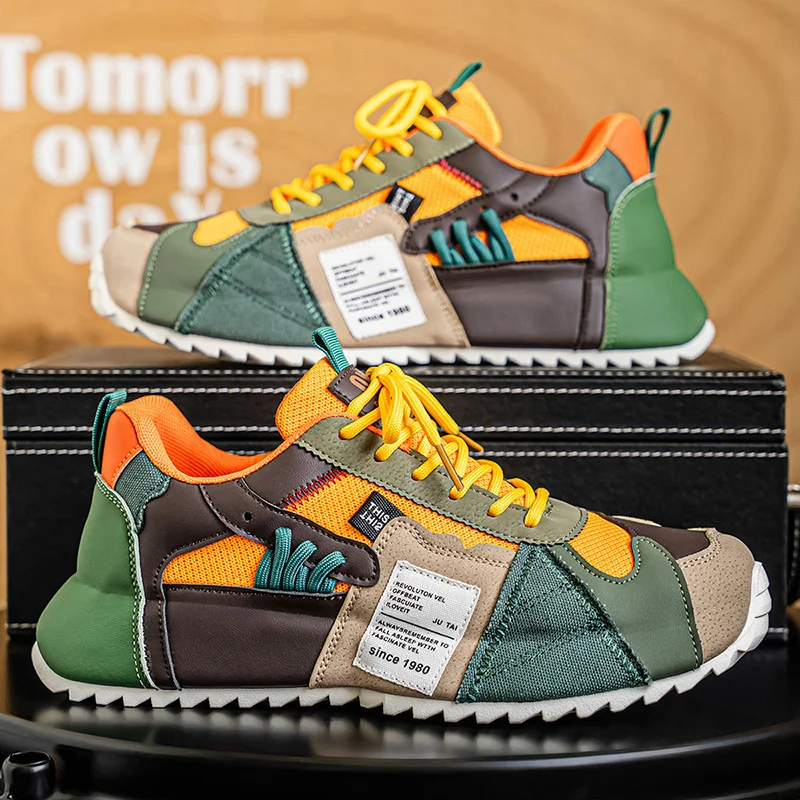 

Большой размер 46, мужская повседневная спортивная обувь, модная уличная одежда, мужские кроссовки для бега, удобная дышащая обувь, мужские zapatillas informales