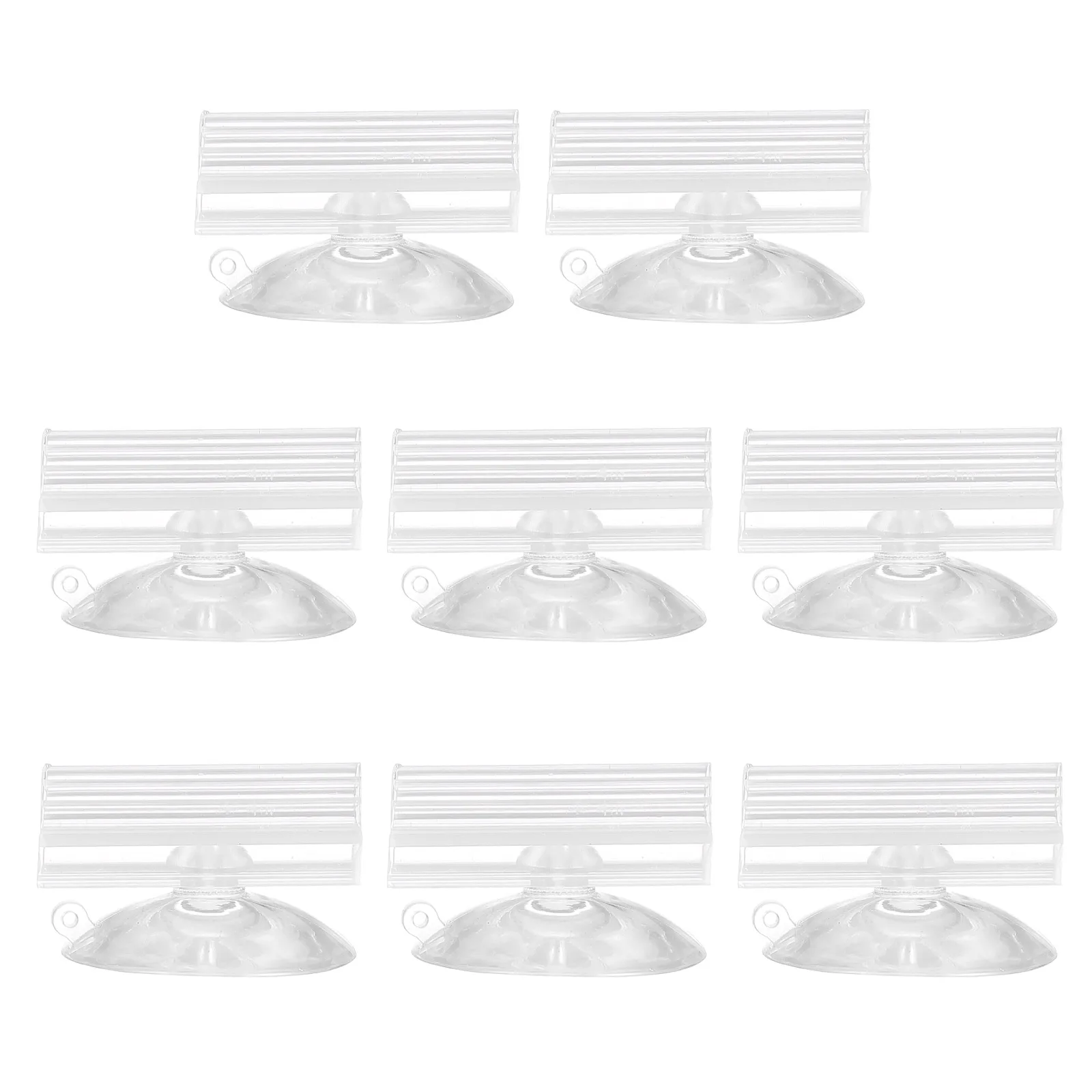 

8PCS Fish Tank Suction Cup Clip Large Black Cups Aquarium Isolation Plate Divider Clamp Vacuum Plastic Safe Firm Stick Pet
