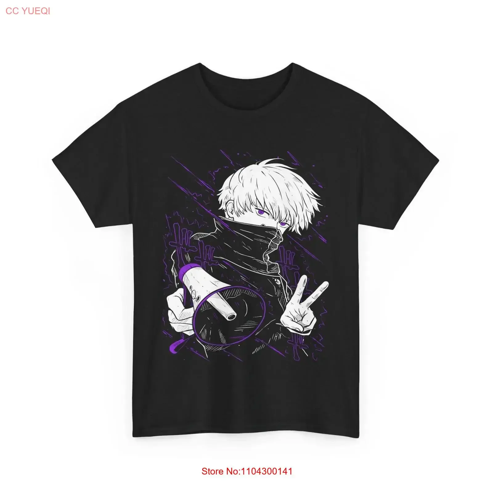 Anime Inumaki Toge Jujutsu Kaisen T Shirt Megumi Fushiguro Satoru Black vintage Washed fashion Casual homme Stylish Breathable