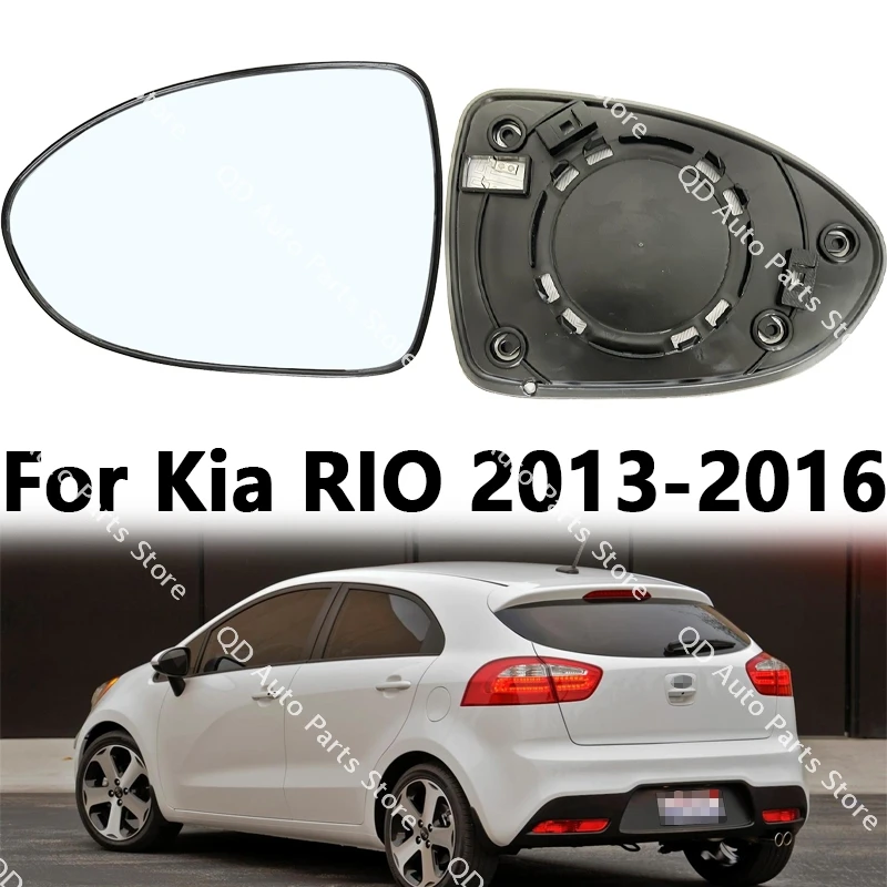 For Kia Rio 2013-2016 Car Mirror Glass Exterior Rearview Door Side Mirror Lens Accessories 87611-1W000 87621-1W000