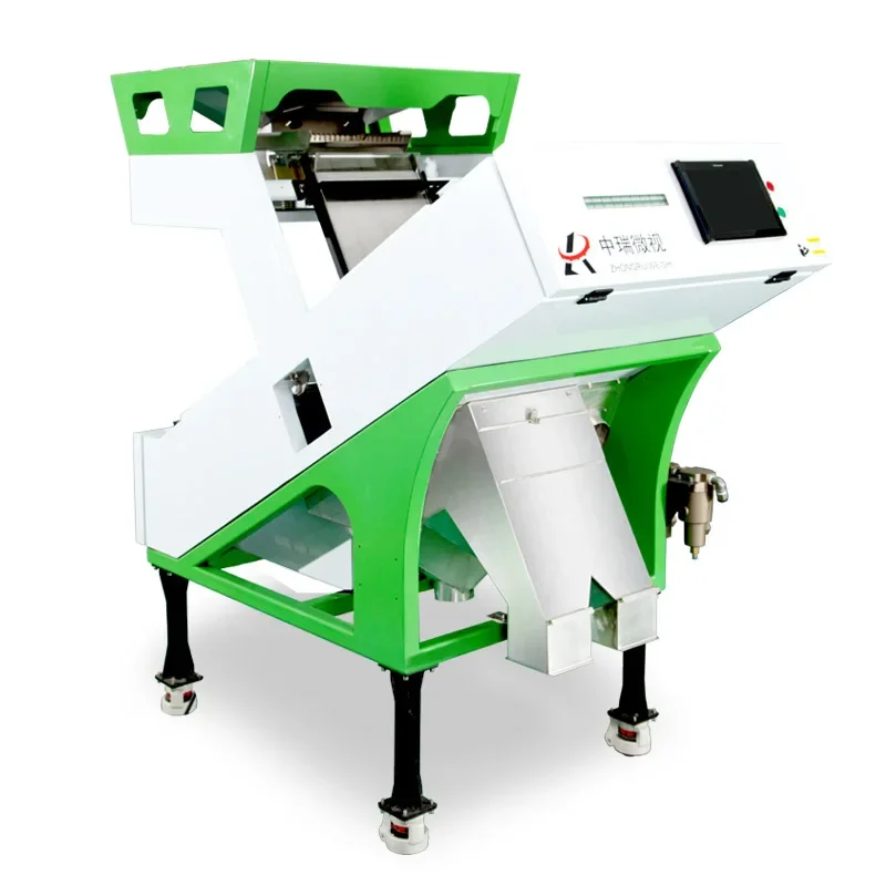 Agriculture Farming Grain Wheat Rice Seeds Recycle Plastic Color Separator Sorter Color Sorting Machine