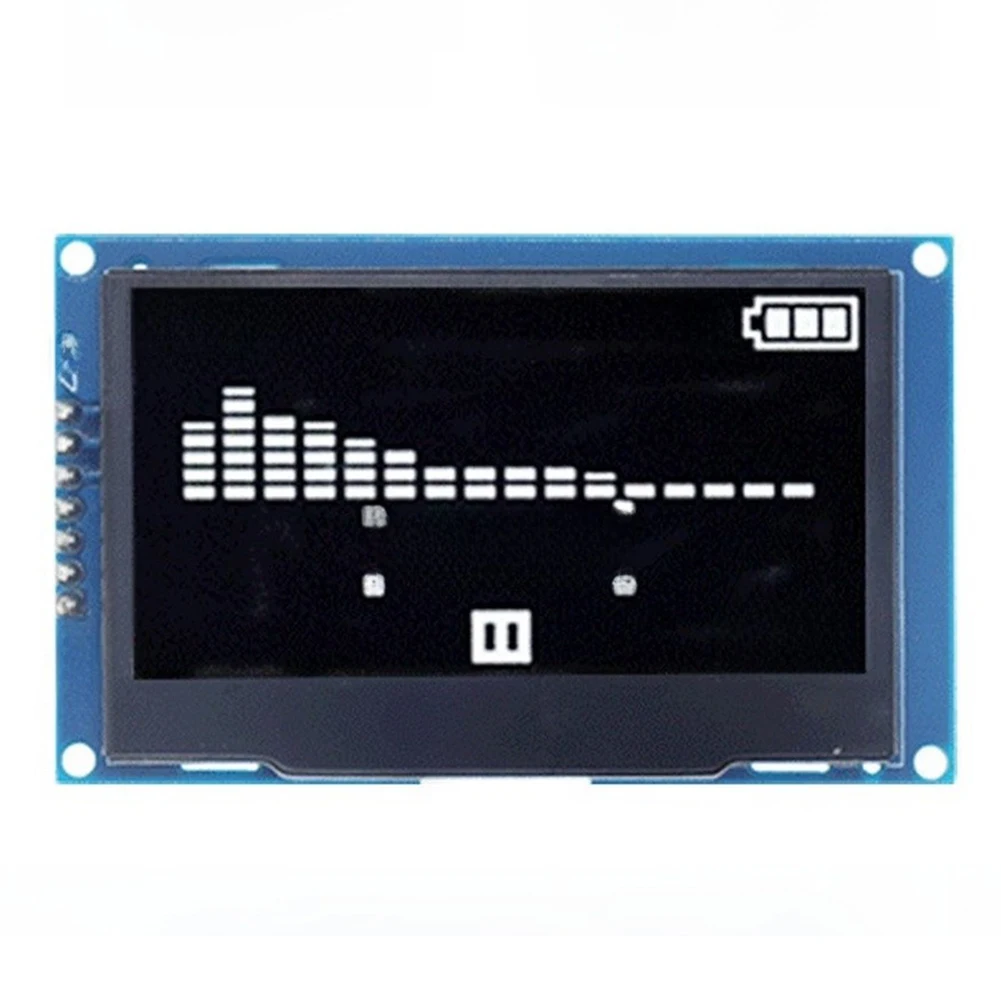 242-インチ-128x64-oled-lcd-ディスプレイ用-ssd1309-ドライバ-7pin-spi-iic-インターフェイス用-arduino-diy-エレクトロニクスプロジェクトスクリーン用