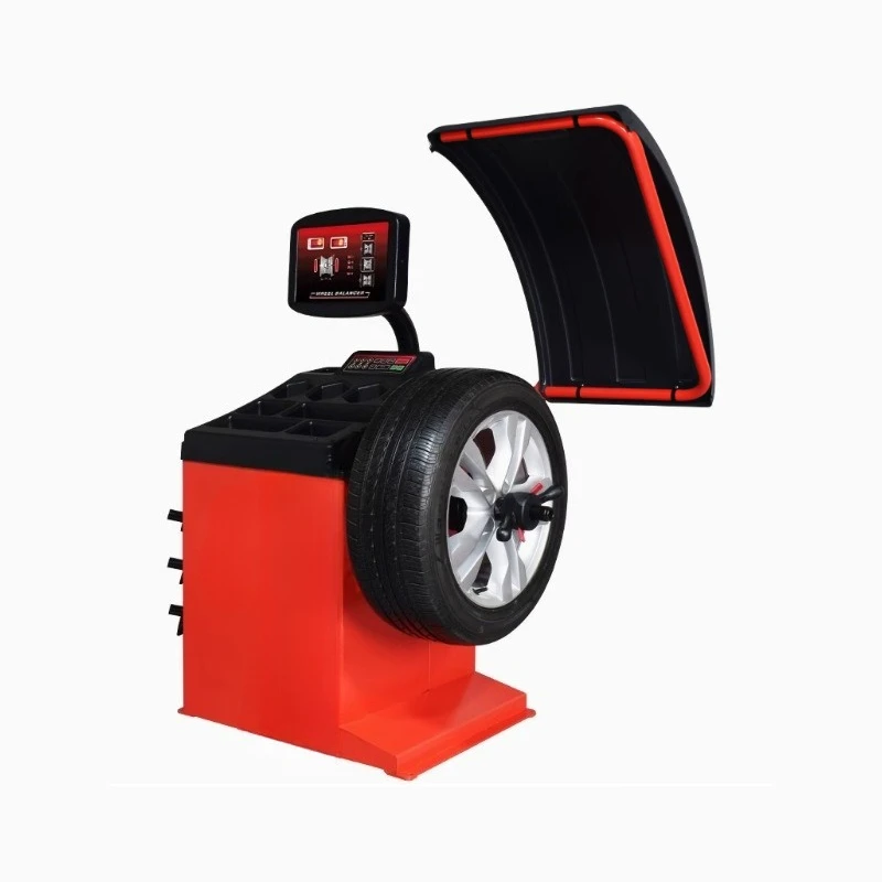 Car balancing machine, tire balancer, automatic protective cover dynamic balancing machine