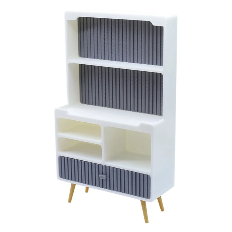 

Miniature White Cabinets Dollhouses Accessories 1/12 Scale Storage Sideboard 15UB