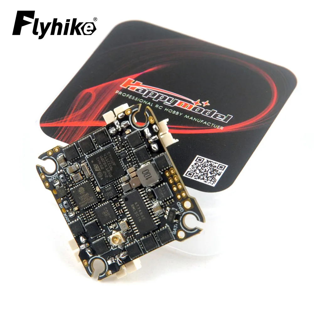 

HappyModel CrazyF411 ELRS AIO 4in1 F411 Flight Controller Built-in UART 2.4G ELRS RX 20A ESC 2-4S for FPV Toothpick Drones