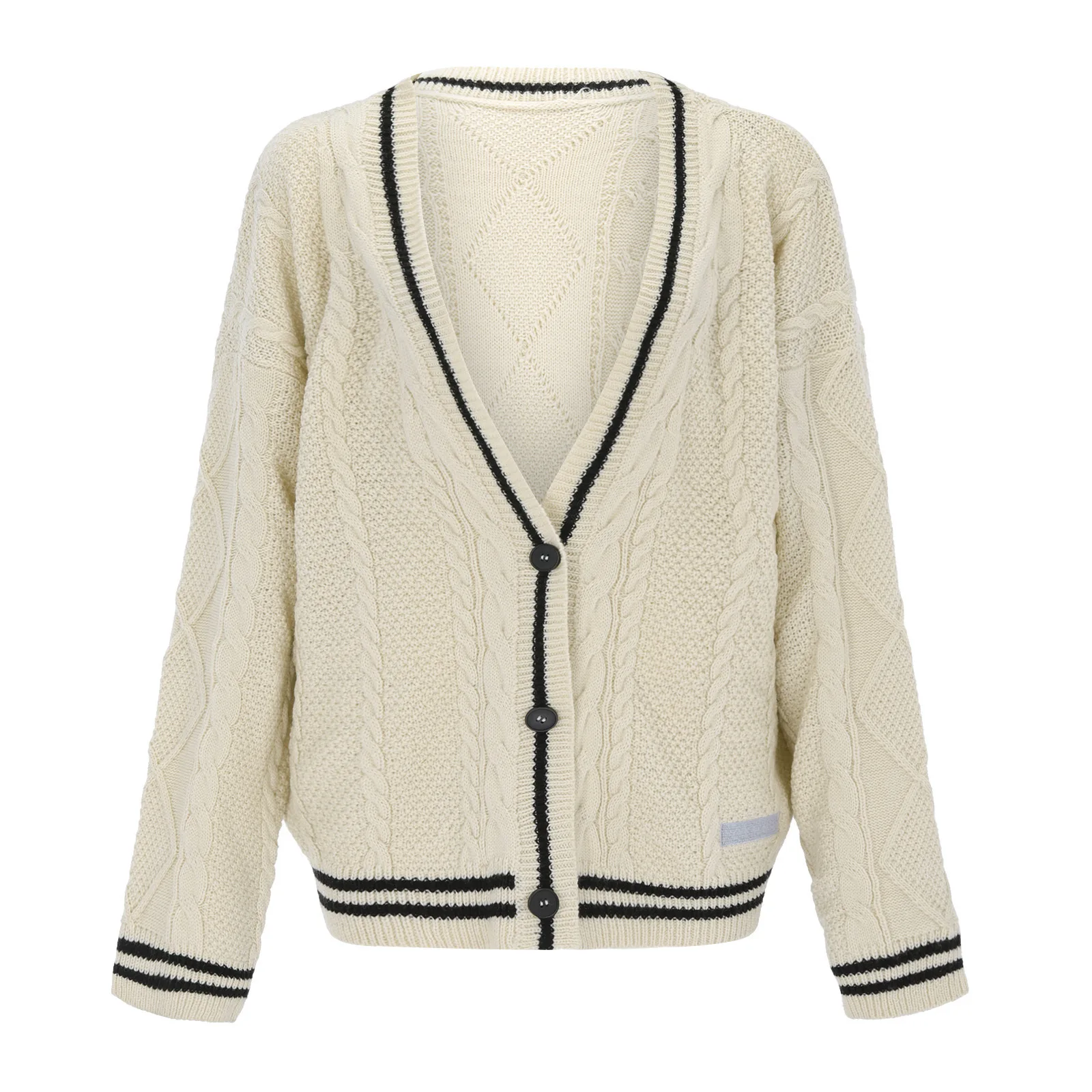 Embroidery Star Loose Sweaters Long Sleeve - Image 6