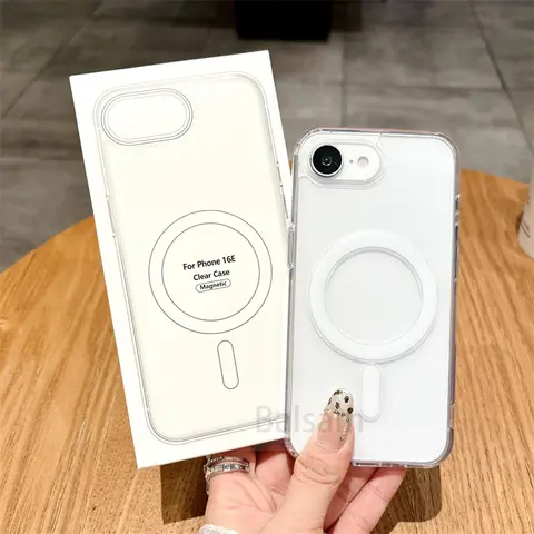MagSafe 호환 투명 아이폰 케이스 – 아이폰 16E, 15, 14, 13, 12 미니, 11, 16 프로 맥스, XR, X, XS 맥스, 7, 8 플러스, SE 2020 소프트 커버