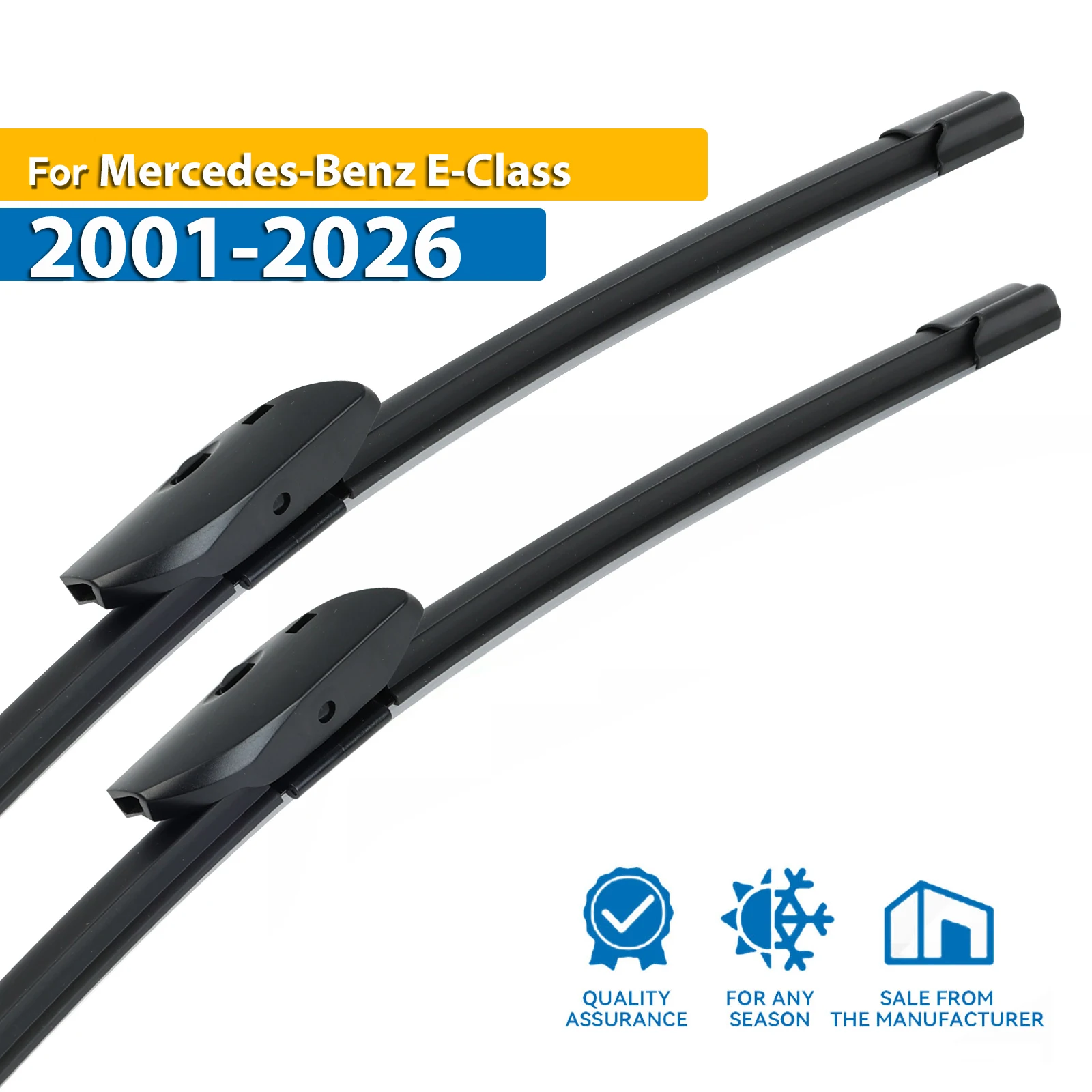 

Erick's Wiper Front Wiper Blades For Mercedes-Benz E-Class W211 W212 W213 W214 2001 - 2026 Windshield Windscreen Clean Window