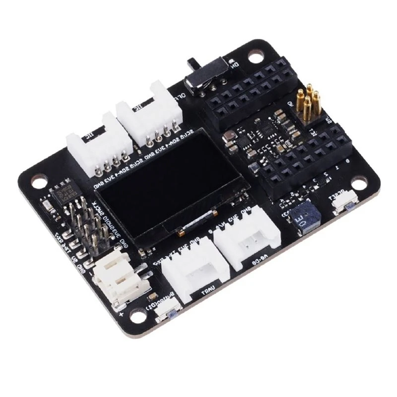 ABRI-Expansion Board Base With Grove OLED, IIC, Uart, Analog Digital,Buzzer Button,On Board Battery Management For XIAO Seeed