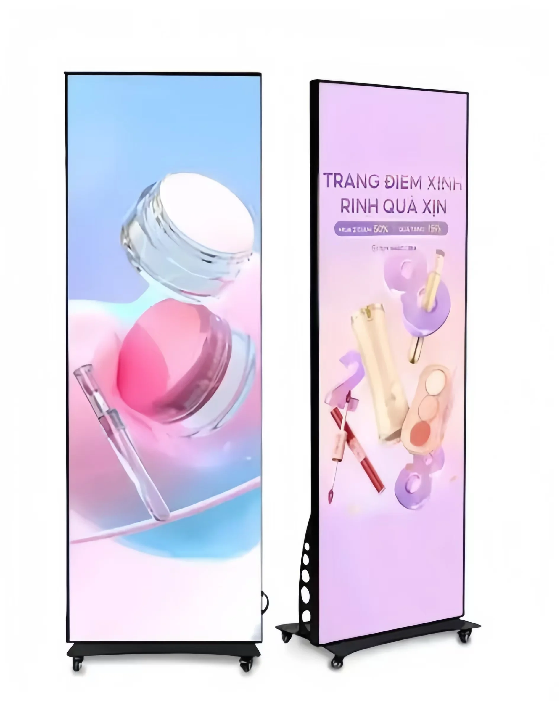 HD China Factory Price P1.86 Indoor Shop Mall 640x1920mm Standing Advertising Poster LED Screen Display