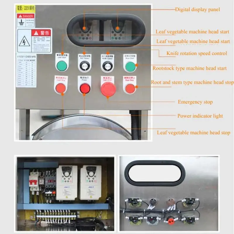 Professional French Fries Cutting Machine Electric Stainless Steel Vegetable & Fruit Processor