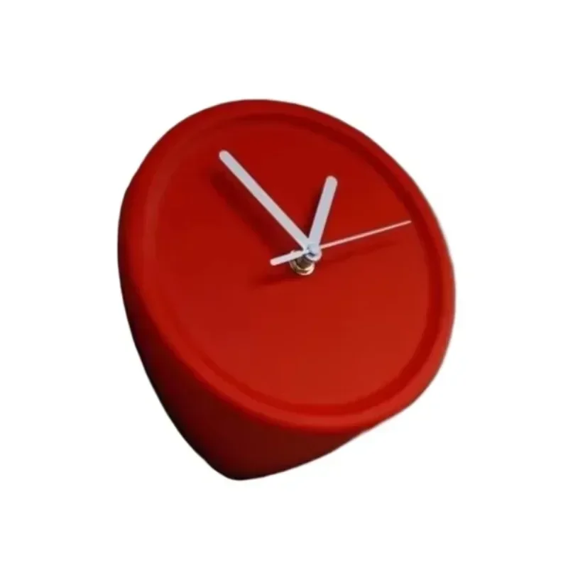 No Need Punch Holes Corner Wall Clock Living Room Silent Watches Decoration Covering Holes Dopamine Technology Decoration