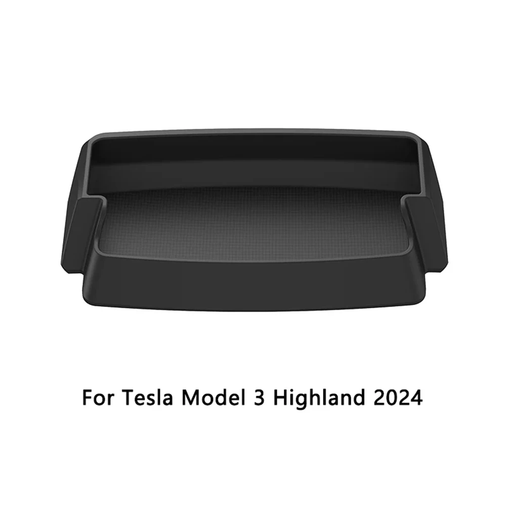 

for Model 3 + 2024 Central Armrest Storage Box For Tesla Model 3 Highland Multi Functional Car Glasses Phone Storage Case