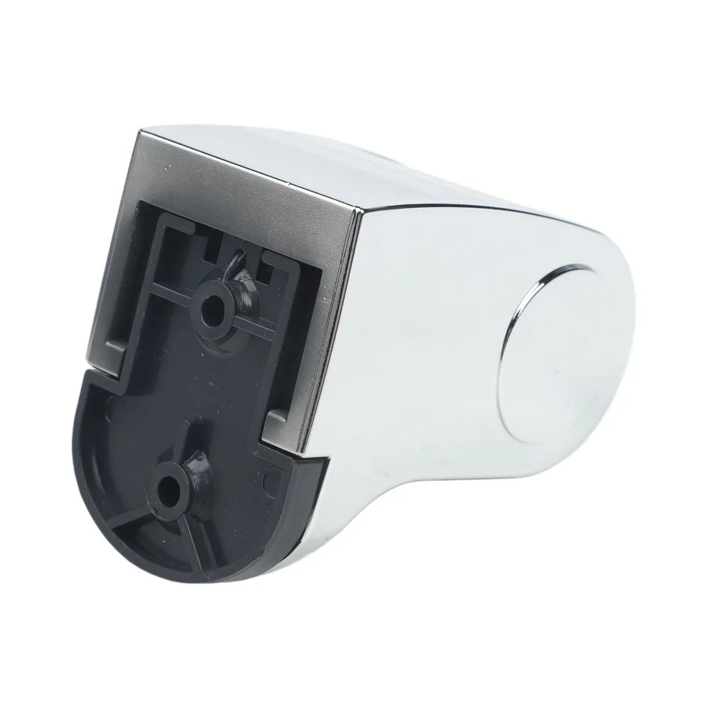 Adjustable Shower Head Holder for Handheld Shower Hose Wall Mount Bathroom Bracket ABS Brushed Material Screw Thread Connection