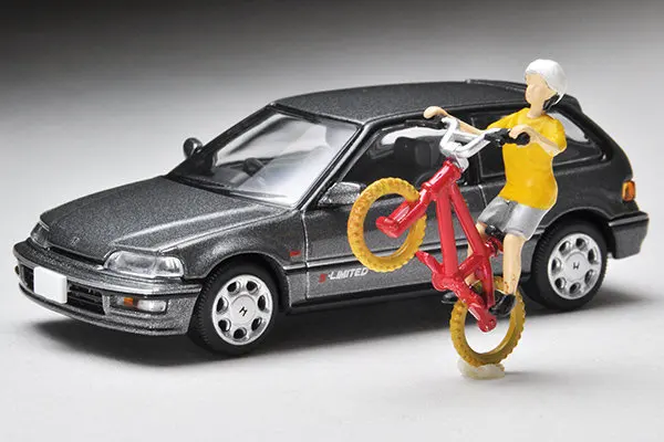 Tomytec Tomica TLV Car Snap 02A/B CIVIC Car Wash Scene Suit Limited Edition Simulation Alloy Static Car Model Toy Gift